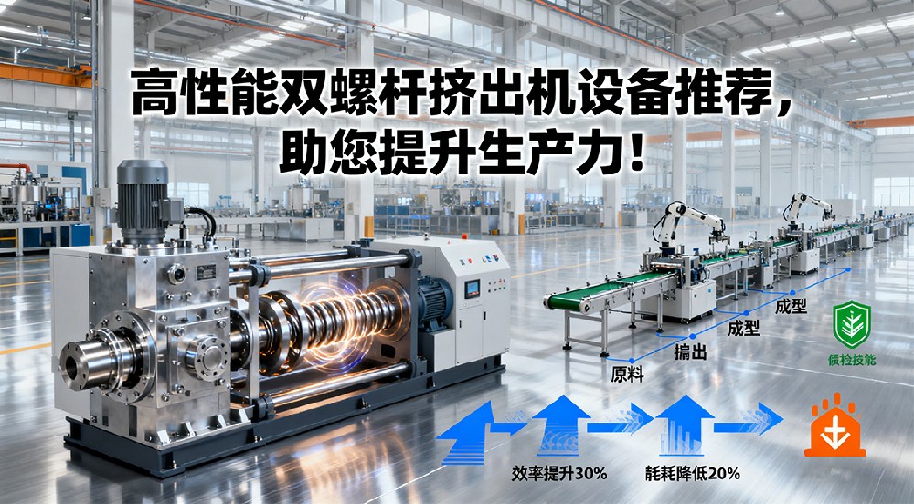 高性能雙螺桿擠出機(jī)設(shè)備推薦，助您提升生產(chǎn)力！