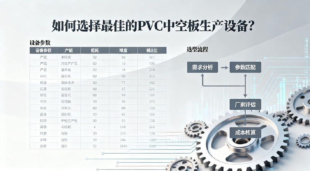 如何選擇最佳的PVC中空板生產(chǎn)設(shè)備？